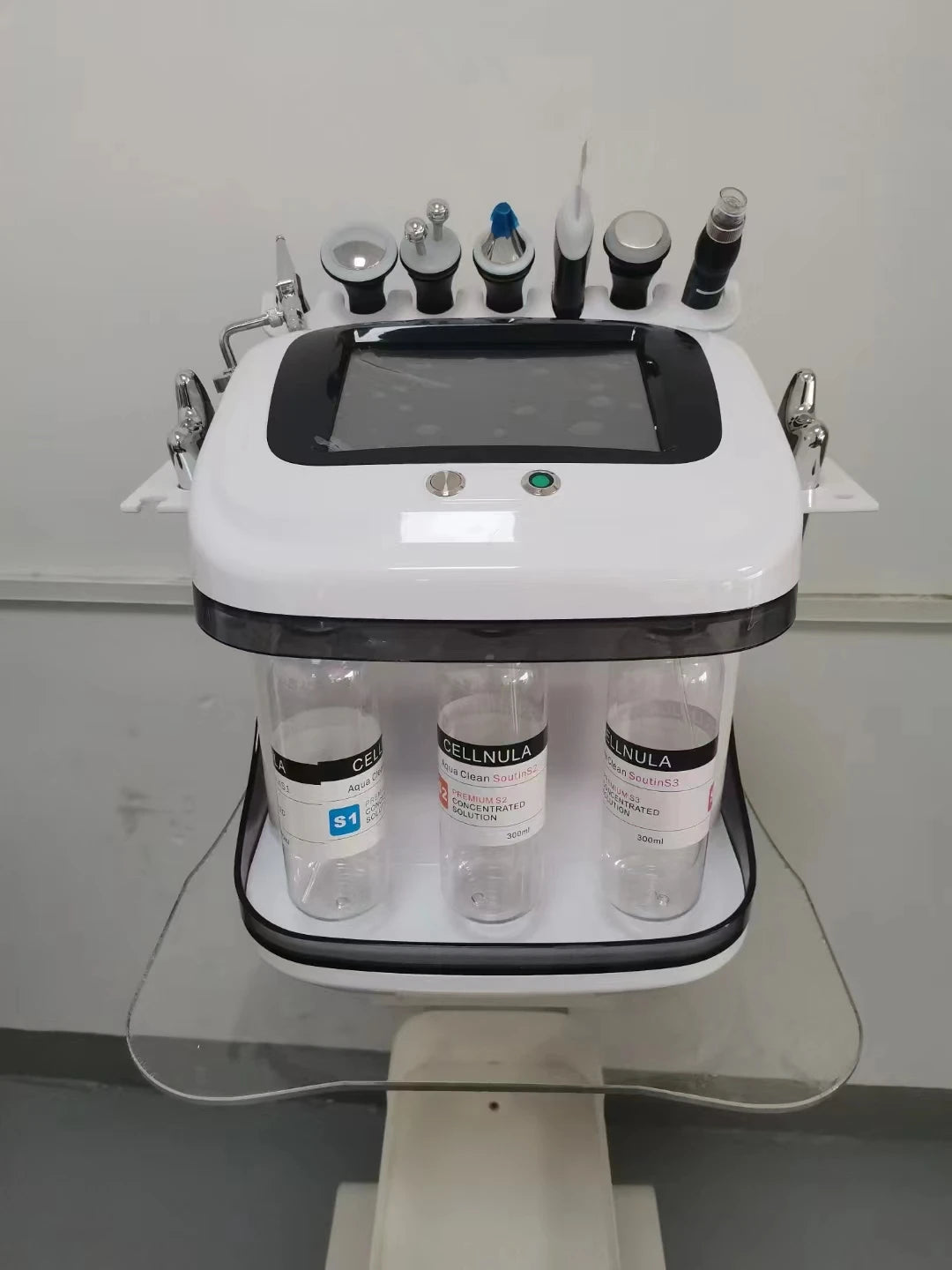 The New 10 In 1 Aqua Peeling Lift Skin Bubble Moisturizer Oxygen Machine Skin Care Cleansing Facial Dermabrasion Equipment