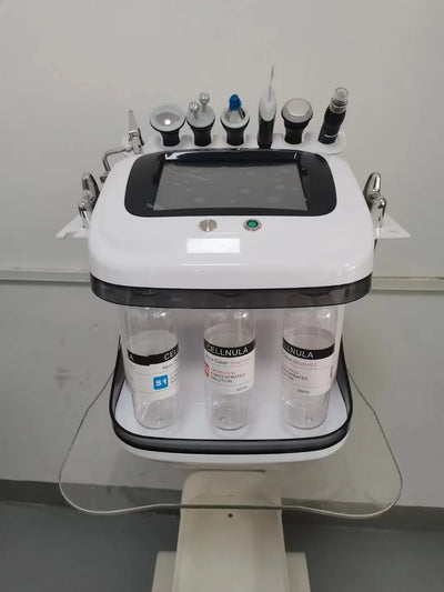 The New 10 In 1 Aqua Peeling Lift Skin Bubble Moisturizer Oxygen Machine Skin Care Cleansing Facial Dermabrasion Equipment