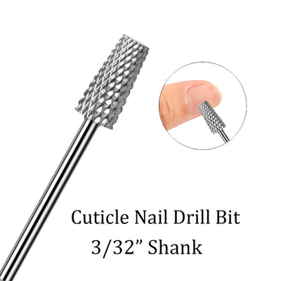 1pc Tungsten Carbide Nail Drill Bit Cutter For Manicure Machine Carbide Electric Nail Drill Milling Cutter For Nail Accessories