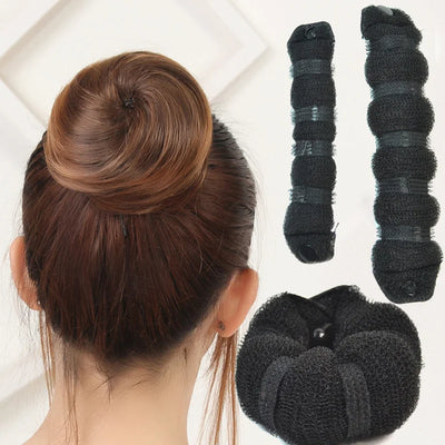 Hair Bun Maker Donut Magic Foam Sponge 3 Styles Hair Styling Braiders Tools Twist Headband Hairs Braiders Women Styling Tools