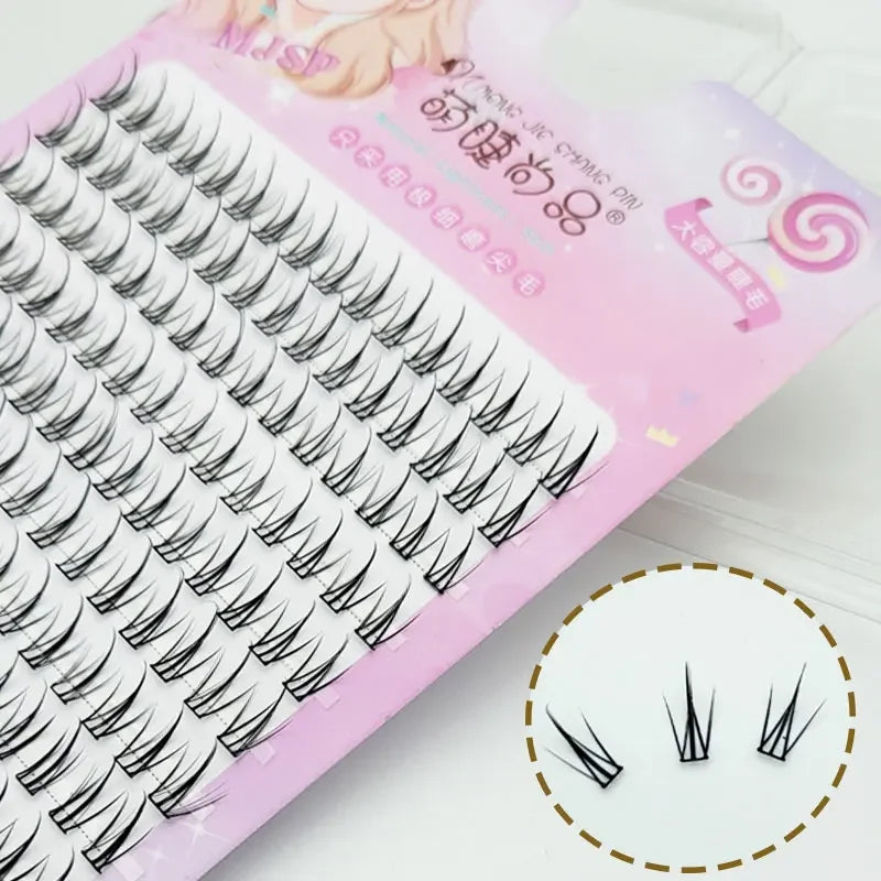 Individual Eyelashes DIY Eyelash Clusters Natural Fake Eyelashes Lash Clusters Manga Lashes Newbie Daily Eyelashes Makeup