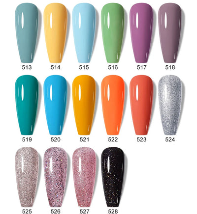 Clou Beaute Nail Gel Polish Kit 15ml Soak Off UVLED Nails Varnish Semi Permanent Nail Art Gels Lacquer Top Base Coat Gel Lacquer