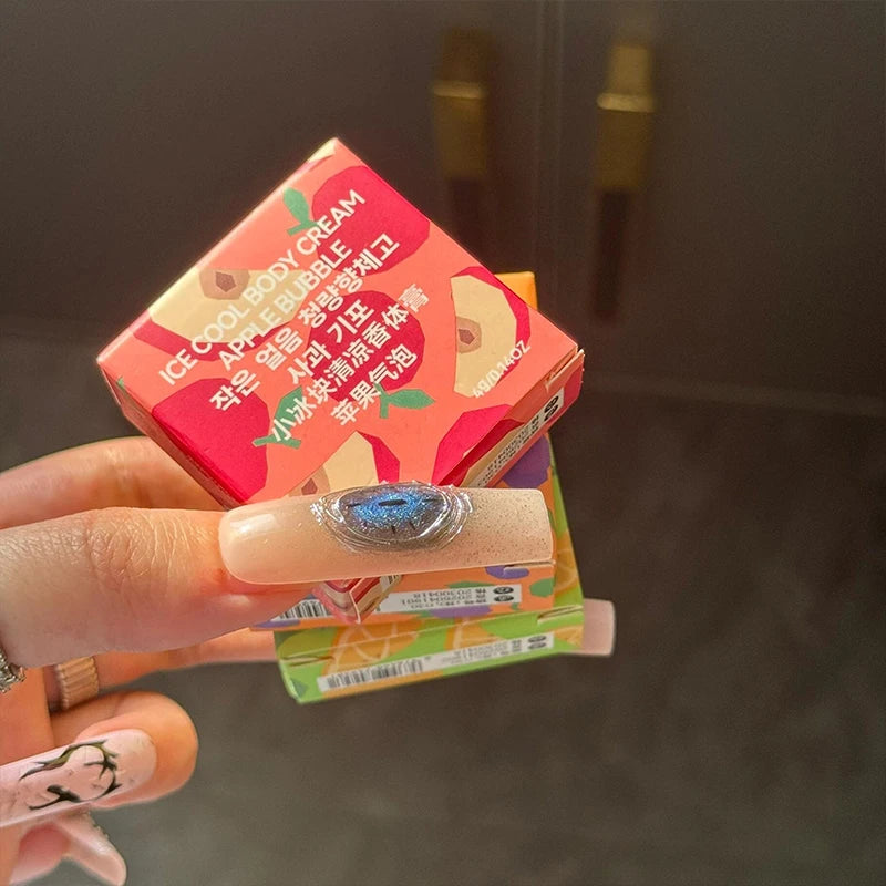 Small Ice Cube Solid Perfume Refreshing and Fragrant Lasting Deodorants Eliminate The Odor Lasting Balm Fruit Tea Fragrant Paste