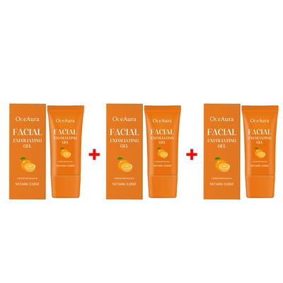 Vitamin C Exfoliating Gel Moisturizer Lighten Melanin Deep Cleansing Pore Facial Bleaching Remove Dark Spot Peeling Face Scrub