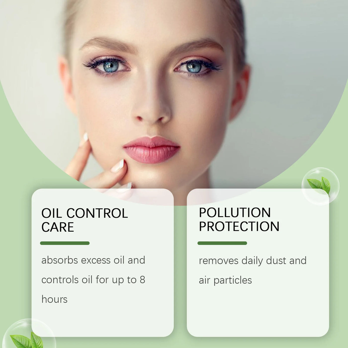 HOYGI Green Tea Cleansing Mask Blackhead Removal Anti Acne Oil Control Shrink Pores Purifying Reduce Brightening Face Skin Care