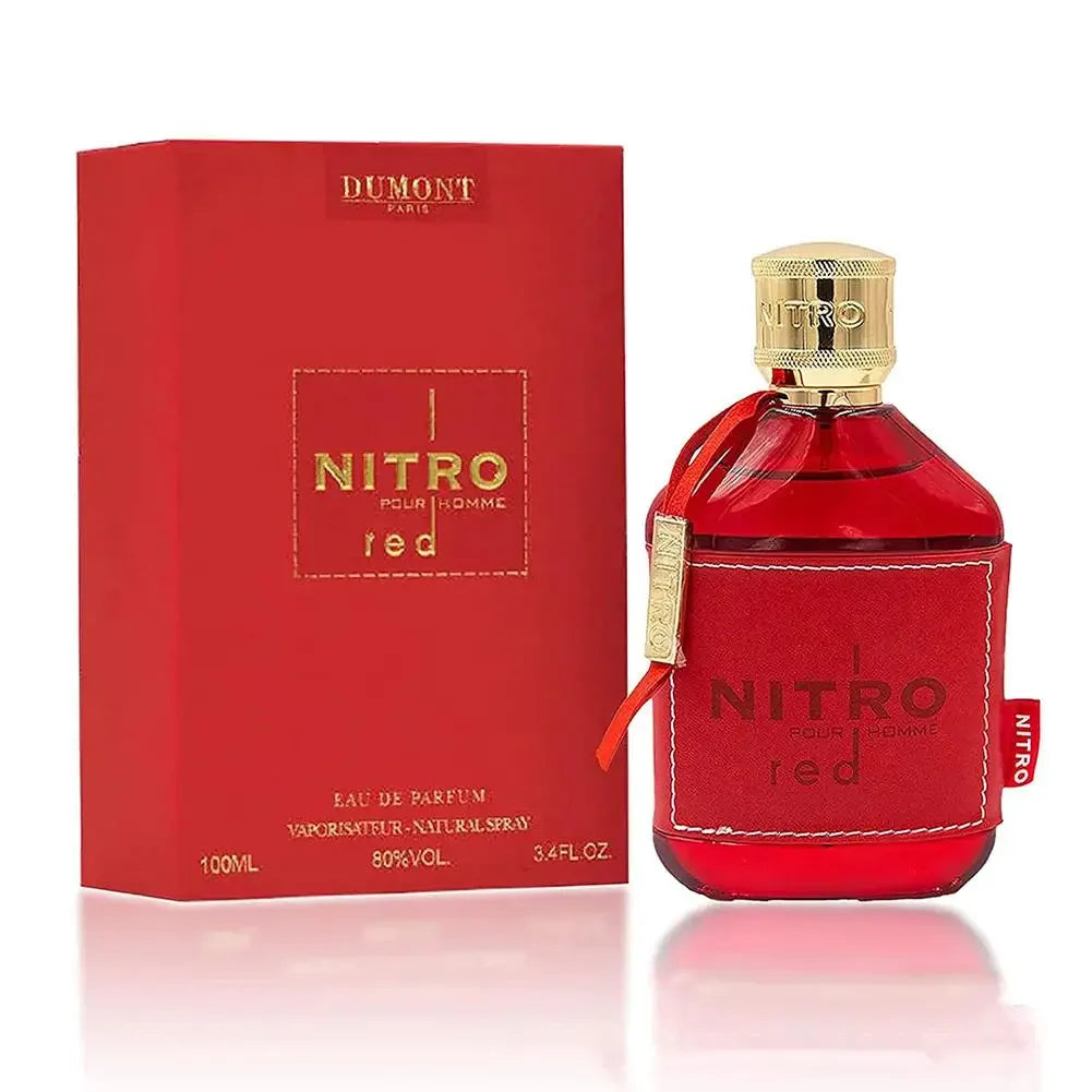 Nitro Red Dumont MEN Fragrance Middle Eastern Arabic Perfume Men's Perfume Women's Perfume Long-lasting 100ml
