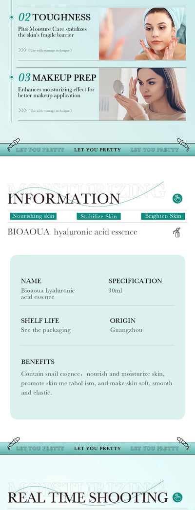 BIOAQUA Vitamin C Retinol Hyaluronic Acid Serum Moisturizing Brightening Hydrating Firming Facial Essence Beauty Face Skin Care