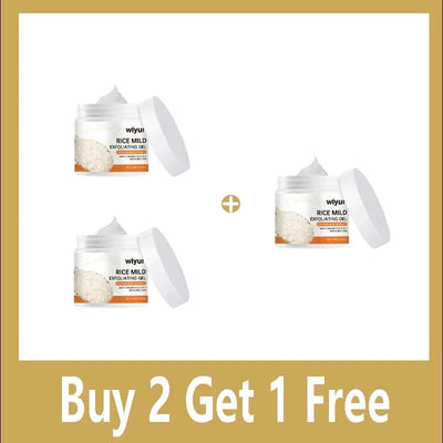 Rice Exfoliating Gel Face Oil Control  Purifying Face Pores Shrinking Brighten Moisturizing Facial Scrub Product Improve Skin