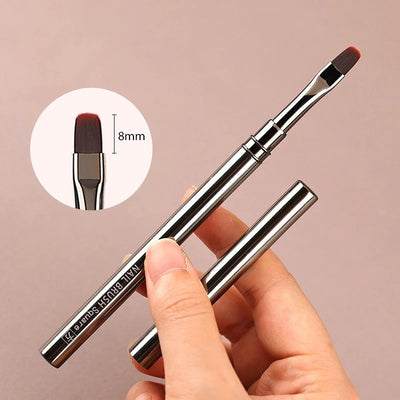 BORN PRETTY Nail Liner Brush DIY Drawing Painting Flower Line Stripes Pen Metal Handle UV Gel Nail Art Brushes Manicure Tool