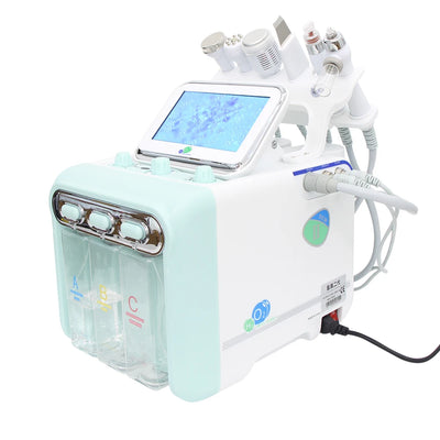 AOKO  hydrogen  6in1  Water Oxygen Jet Hydro Diamond Dermabrasion Machine Facial Microdermabrasion Device for Face Clean
