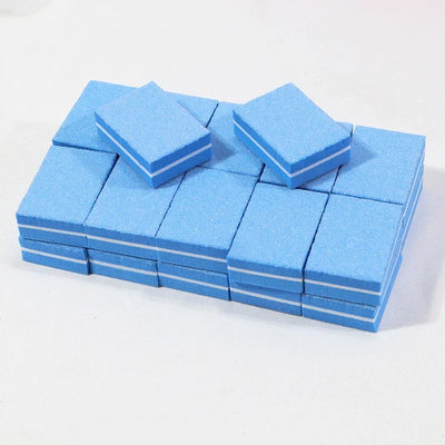 New 100-10Pc Mini Buffing Sanding Files Block Pedicure Care Nail Art Buffer Polish Manicure Pedicure Nail File Tools Nail Charm