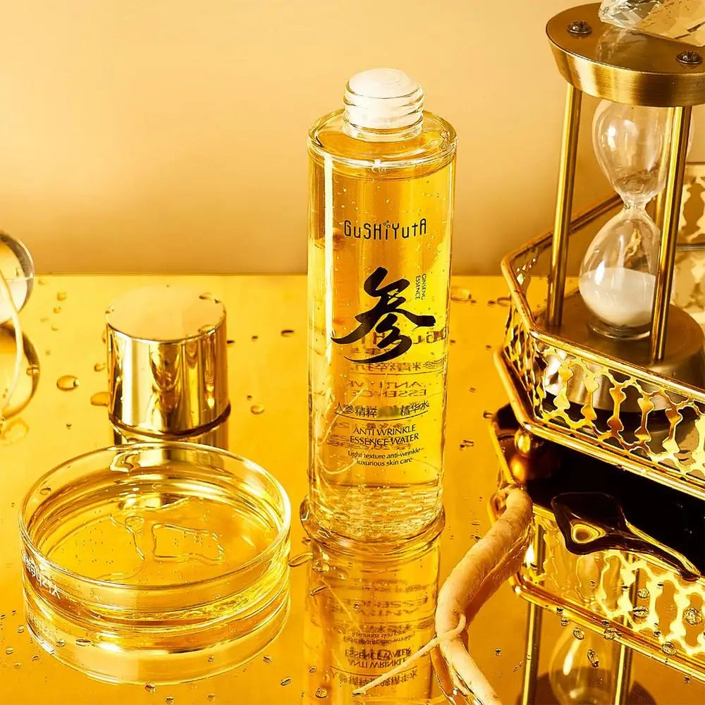 NEW 100ml/120ml Gold Ginseng Face Essence Polypeptide Anti-wrinkle Lightning Moisturizing Facial Serum Skin Care Products