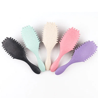 Curls Define Styling Brush Tangled Boar Bristle Hair Comb Boar Bristle Detangling Hair Brush Shaping Defining Hair Styling Tools