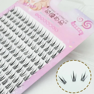 Individual Eyelashes DIY Eyelash Clusters Natural Fake Eyelashes Lash Clusters Manga Lashes Newbie Daily Eyelashes Makeup