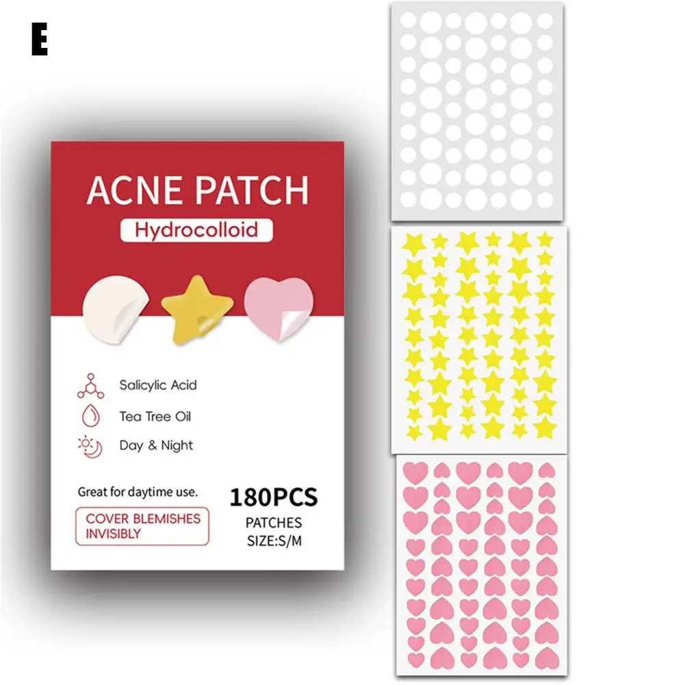 Color Acne Patch Set Mild Non-irritants Fade Acne Pimples Closed Mouth Improve Acne Muscle Acne Patch Skin Care