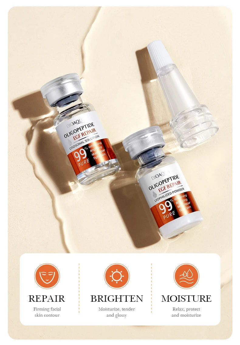 Face Serum Oligopeptide Freeze Dried Powder Nourish Tighten Skin Care Sensitive Repair Smooth Facial Essence Beauty