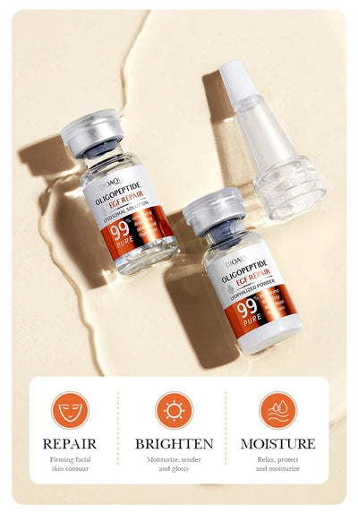 Face Serum Oligopeptide Freeze Dried Powder Nourish Tighten Skin Care Sensitive Repair Smooth Facial Essence Beauty