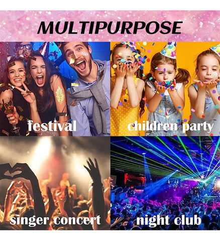 With Smear Spoon Multifunctional Eye Glitter Nail Hair Body Face Glitter Gel Art Flash Loose Sequins Cream Festival Glitter Deco