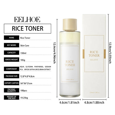 Rice Moisturizing Toner Repairs Damaged Skin Firms Tighter Skin Softens Lines And Wrinkles Shrinks Pores And Brightens Skin Tone