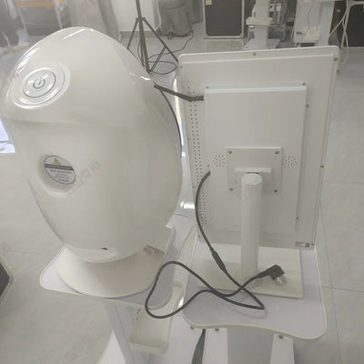15.6 inch New 3D Facial Skin Analyzer Machine Skin Analyzer Facial Machine 8 Light Spectrum Skin Analysis Scanner