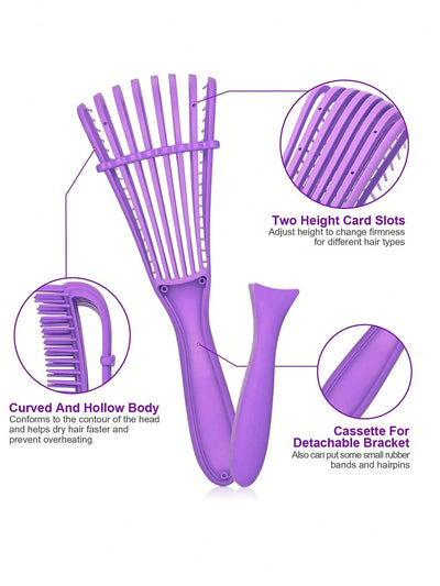 1pcs Octopus Hair Brush Detangling 8-claw Comb Scalp Massage Comb Anti-static Hollow Tangled Hairbrush Hair Styling Tools