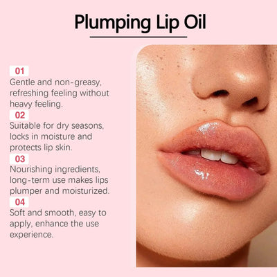Lip Plumper Oil Instantly Volumising Increase Lip Elasticity Long-lasting Moisturizing Lush Lip Plumper Gloss Sexy Beauty Makeup