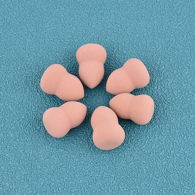 6/30/100Pcs Mini Makeup Sponge Soft Cute Face Beauty Egg Cosmetic Powder Puff for Foundation Cream Concealer Makeup Blender Tool