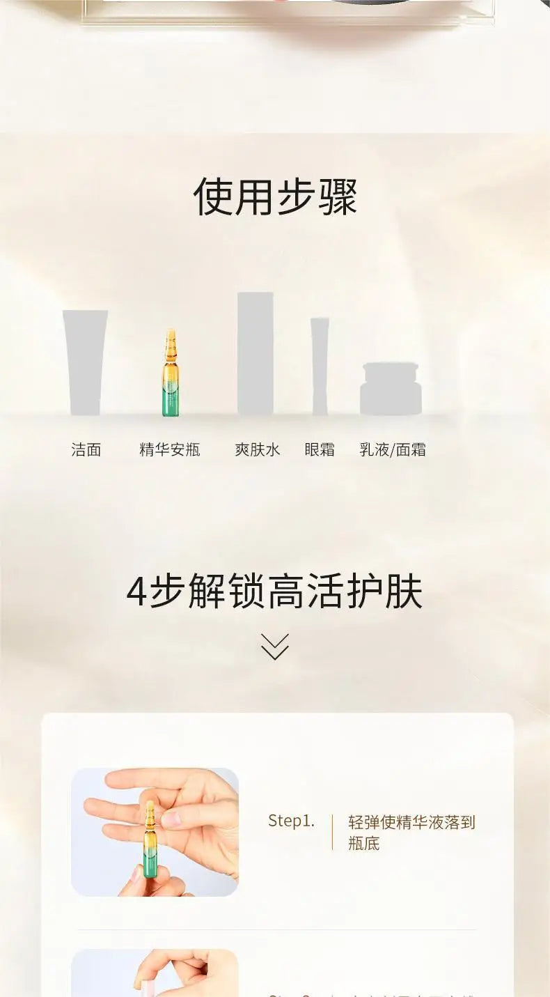 28 Pieces Set Six Peptide Collagen Anti Wrinkle Firming Ampoule Essence Anti-aging Light Line Essence Liquid Beauty Salon Kit