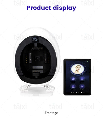 3D AI Aesthetic Skin Analyzer Smart Detector Facial Scanner Machine Skin Moisture Analyzer Skin Microscope