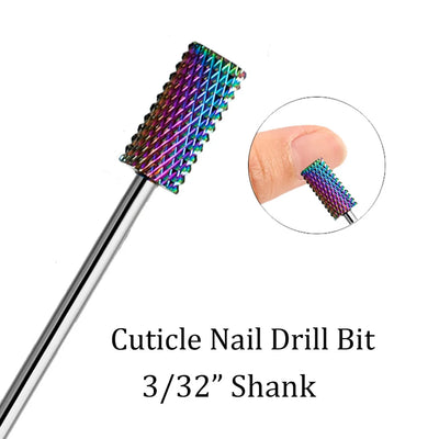 1pc Tungsten Carbide Nail Drill Bit Cutter For Manicure Machine Carbide Electric Nail Drill Milling Cutter For Nail Accessories