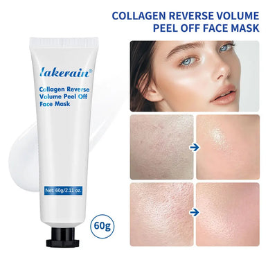 60gCollagen Peel Off Face Mask Pore Shrinking Blackhead Removal Oil Control Skin Rejuvenation Moisturizing Brightening Skin Care