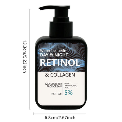 Advanced Retinol Facial Cream: Contains Collagen’S Day/Night Moisturizing Cream Hydrating, Firming. Light, Non-Greasy. For Face and Neck. Suitable for Both Men and Women Ideal Holiday Gifts