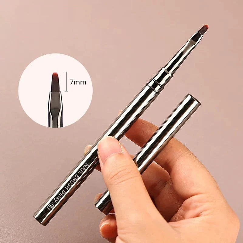 BORN PRETTY Nail Liner Brush DIY Drawing Painting Flower Line Stripes Pen Metal Handle UV Gel Nail Art Brushes Manicure Tool