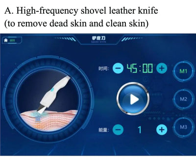 Smart Ice Blue Plus 7 in 1 Oxygen Hydro dermabrasion Bubble Machine Professional Face Hydra Machine rf Lifting ultrason machine