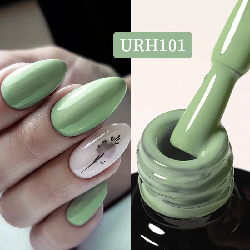 UR SUGAR 7ml Nude Pink Color Nail Gel Polish Semi Permanent Soak Off UV DIY Nail Art Gel Long Lasting Design Manicure Supplies