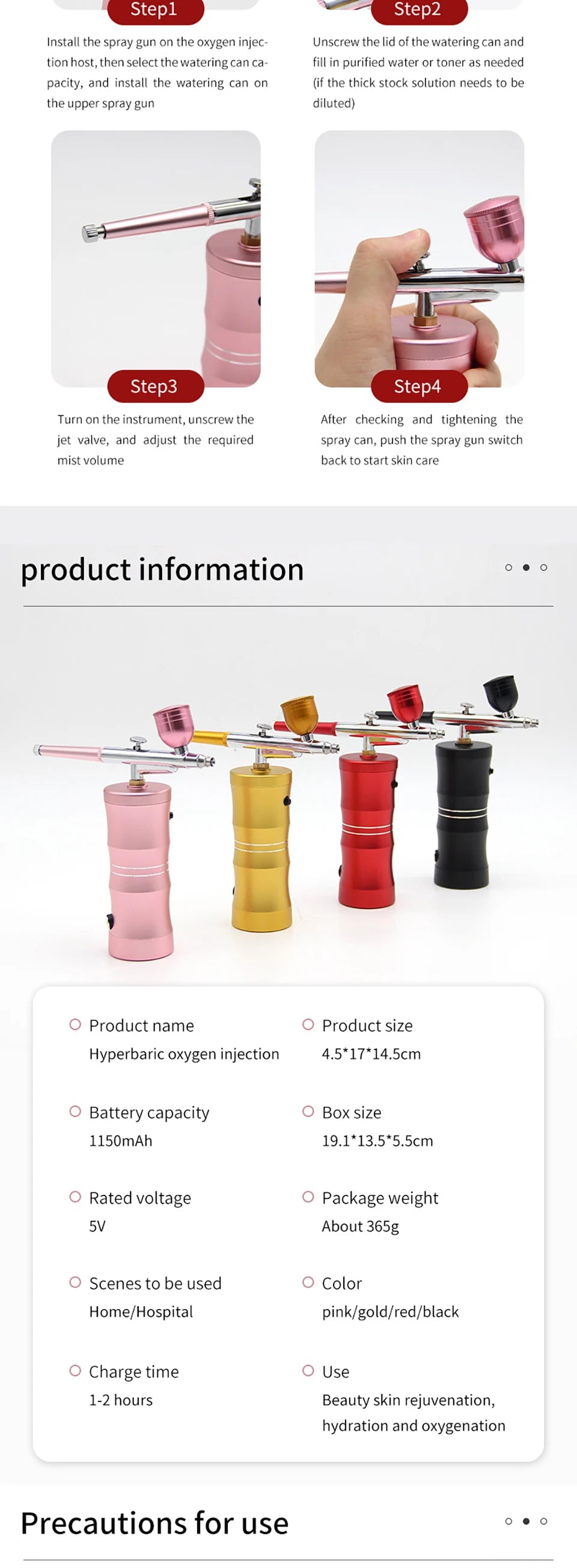 Professional Disinfectant Fogger Machine Airbrush Nail With Compressor For Nails Cake Tattoo Makeup Paint Air Spray Gun Oxygen I