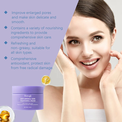 Hoygi Wrinkle Reducing Skin Overnight Toning Tightening Cream Body Firming Improve Skin Sagging and Fine Lines Natural Ingredien