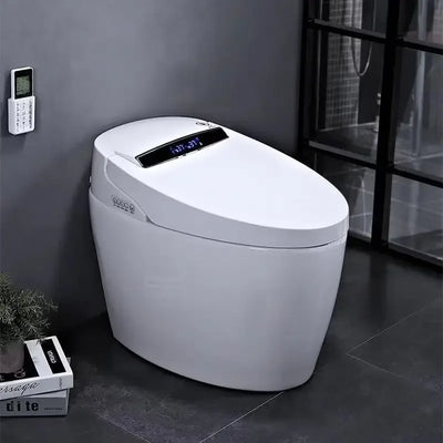 2025 Smart Toilet Luxury Automatic Flush Intelligent No water pressure limit Bowls Rimless Water Closet Wc Toilet Remote Control