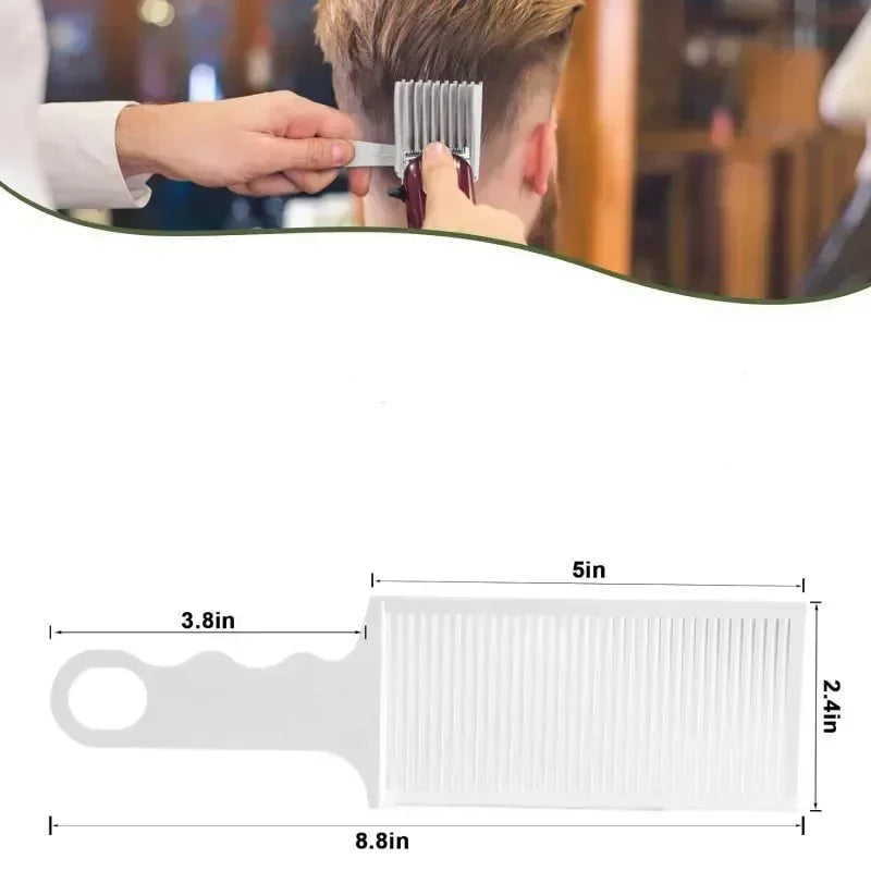 Barber Flat Topper Fading Comb Guide Professional Hair Styling Comb Heat-resistant Hair Cutting Clippers Salon Hairdresser Tools