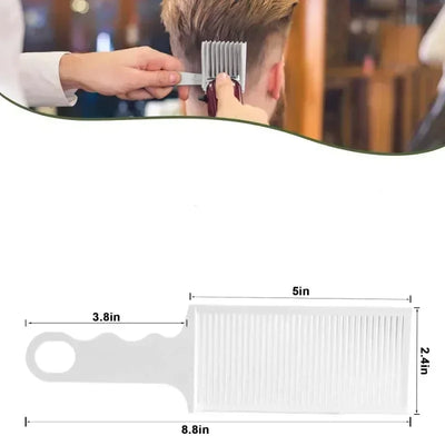 Barber Flat Topper Fading Comb Guide Professional Hair Styling Comb Heat-resistant Hair Cutting Clippers Salon Hairdresser Tools