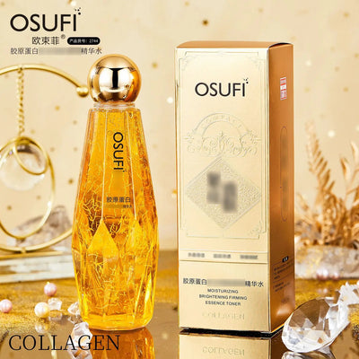 OSUFI Collagen Essence Lotion Face Toner Brightning Moisturizing Repairing Serum Anti Aging Lifting Smoothes Wrinkles Skin Care