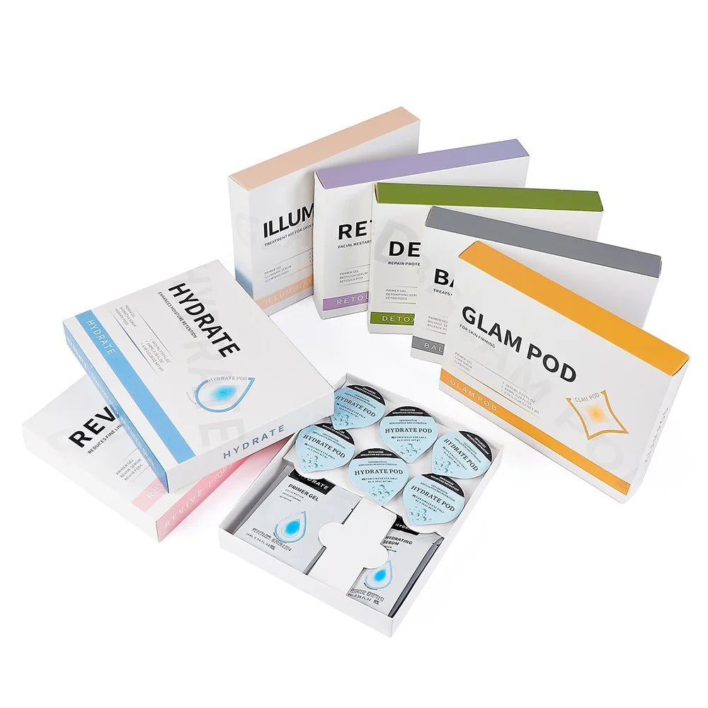 foreverlily 5 pcs CO2 Pods Kit co2 Capsule For Aqua Facial Machine CO2 Gels Bubble Pen Cleaning Facial Beauty Machine Skin Care