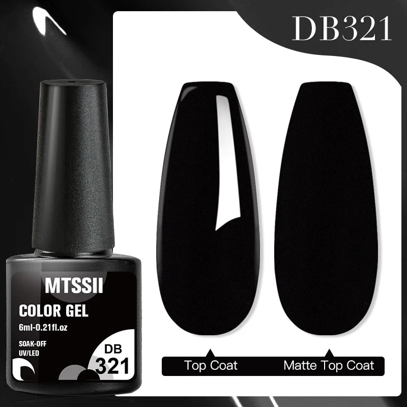 Mtssii 6ml Nail Gel Jelly Eggshell Gel Nail Polish Transparent Gel Soak Off Nail Art Gel UV LED Varnish
