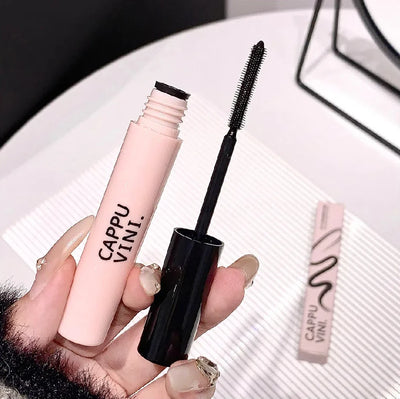 Waterproof Thick Lengthening Mascara 3D Fiber Lashes Black Brown Eyelash Extension Big Brush No Smudging Lasting Eye Cosmetics