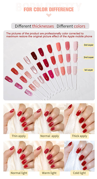 BORN PRETTY 30ml Rhinestones Glue Nail Gel Poloish For Manicure Transparent Nail Art Sticky Gel Strong Jewelry Decorations