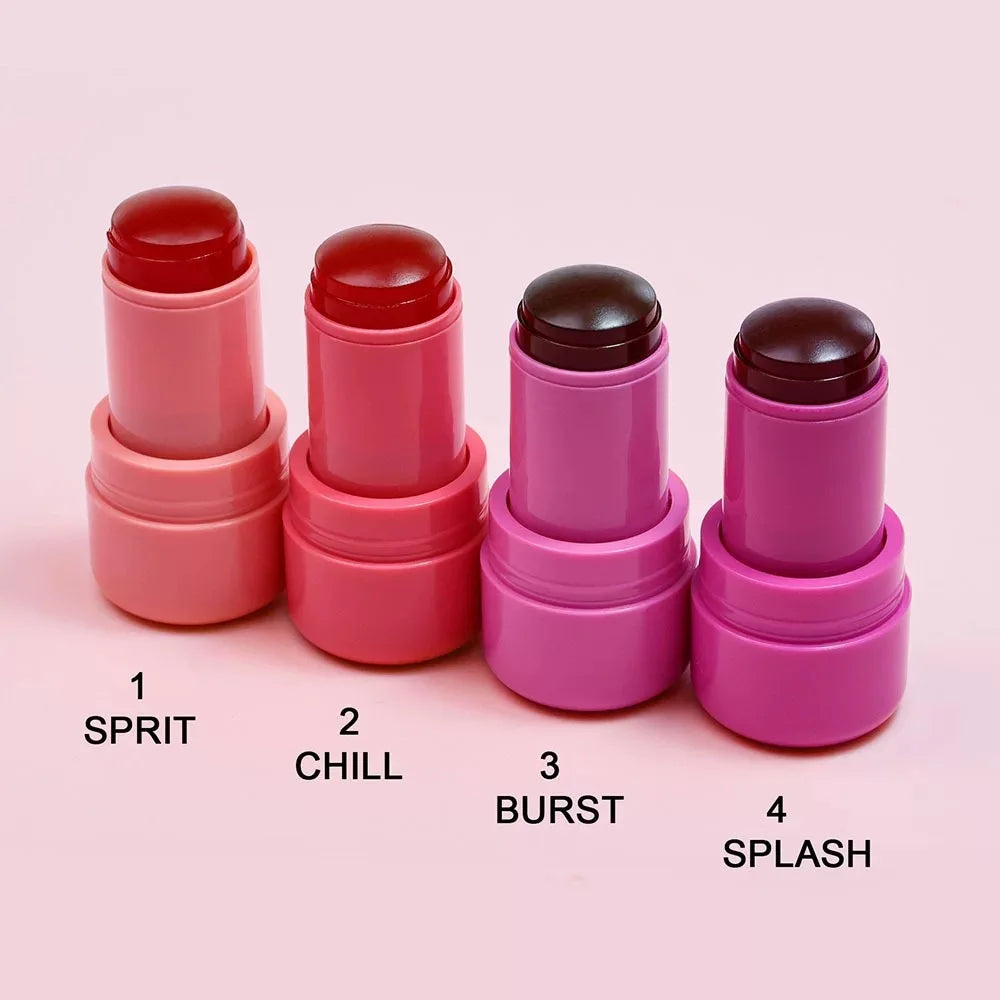 Milk Jelly Blush Milk Makeup Jelly Tint Blush Milk Cooling Water Jelly Tint Water Jelly Tint Stick Sheer Lip Cheek Stain 2025