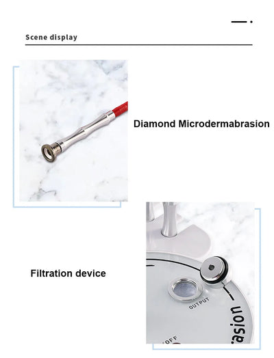 New Style Diamond Microdermabrasion Dermabrasion Machine Water Spray Exfoliation Beauty Machine Wrinkle Face Peeling Machine