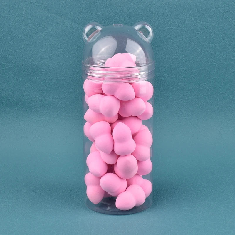 6/30/100Pcs Mini Makeup Sponge Soft Cute Face Beauty Egg Cosmetic Powder Puff for Foundation Cream Concealer Makeup Blender Tool