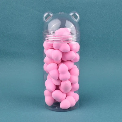 6/30/100Pcs Mini Makeup Sponge Soft Cute Face Beauty Egg Cosmetic Powder Puff for Foundation Cream Concealer Makeup Blender Tool