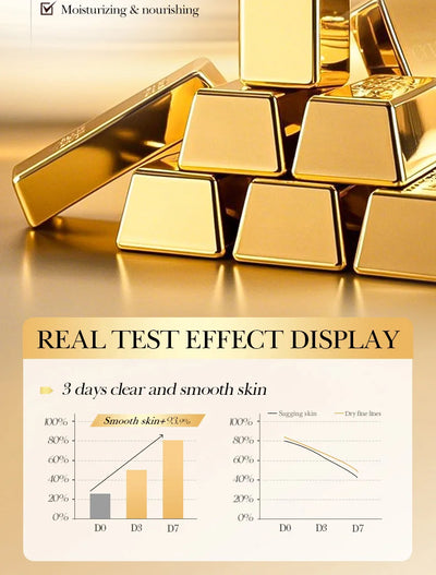 SADOER 24k Golden Collagen Facial Masks Anti Wrinkle Firming Moisturizing Anti-Aging Face Mask Beauty Facial Skin Care Products